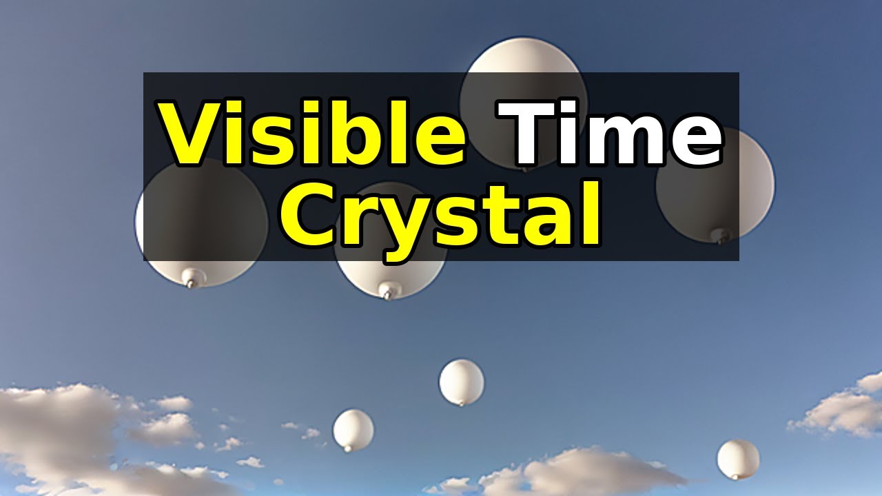 Discover the First Visible and Manipulable Time Crystal
