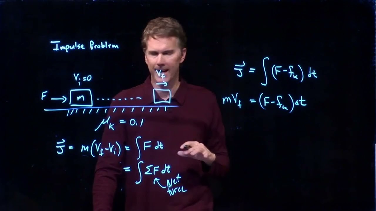 Impulse Example Problem | Physics with Professor Matt Anderson | M9-05