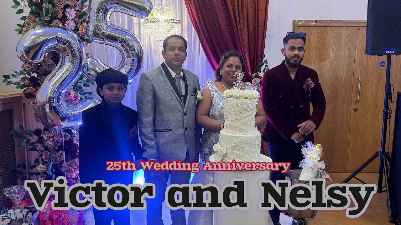 25th Wedding Anniversary | Victor and Nelsy | Toast song | Party