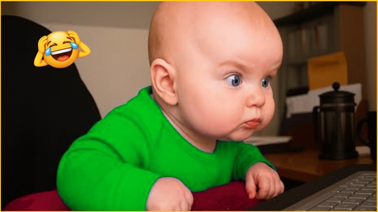 Funniest Baby Giggles & Shock Faces 😱😂 Try Not To Laugh Challenge!