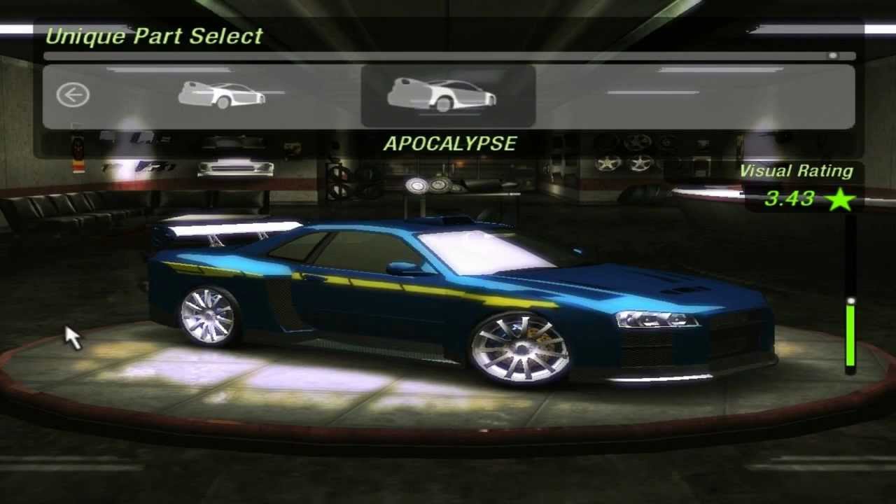NFS: Underground 2 - Unique Upgrade #8 - Wide Body Kits (Stage 5)
