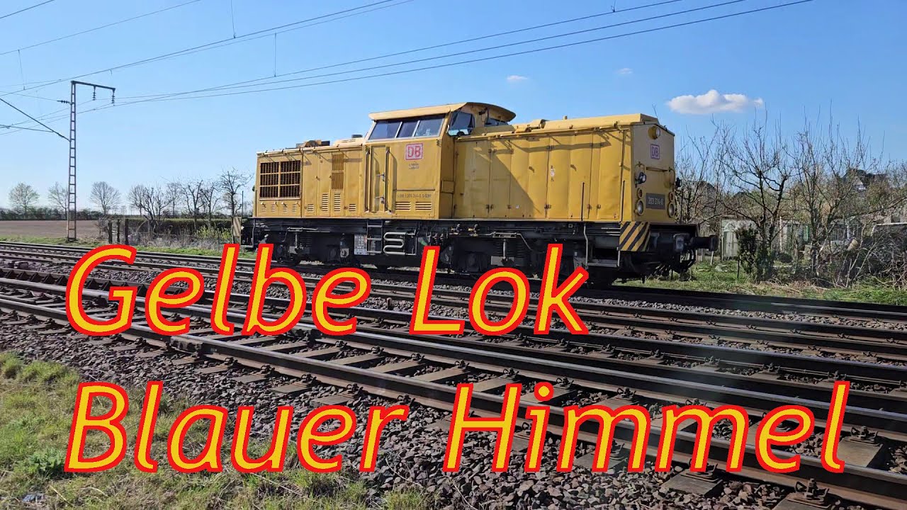 Gelbe Lok, blauer Himmel [GER]