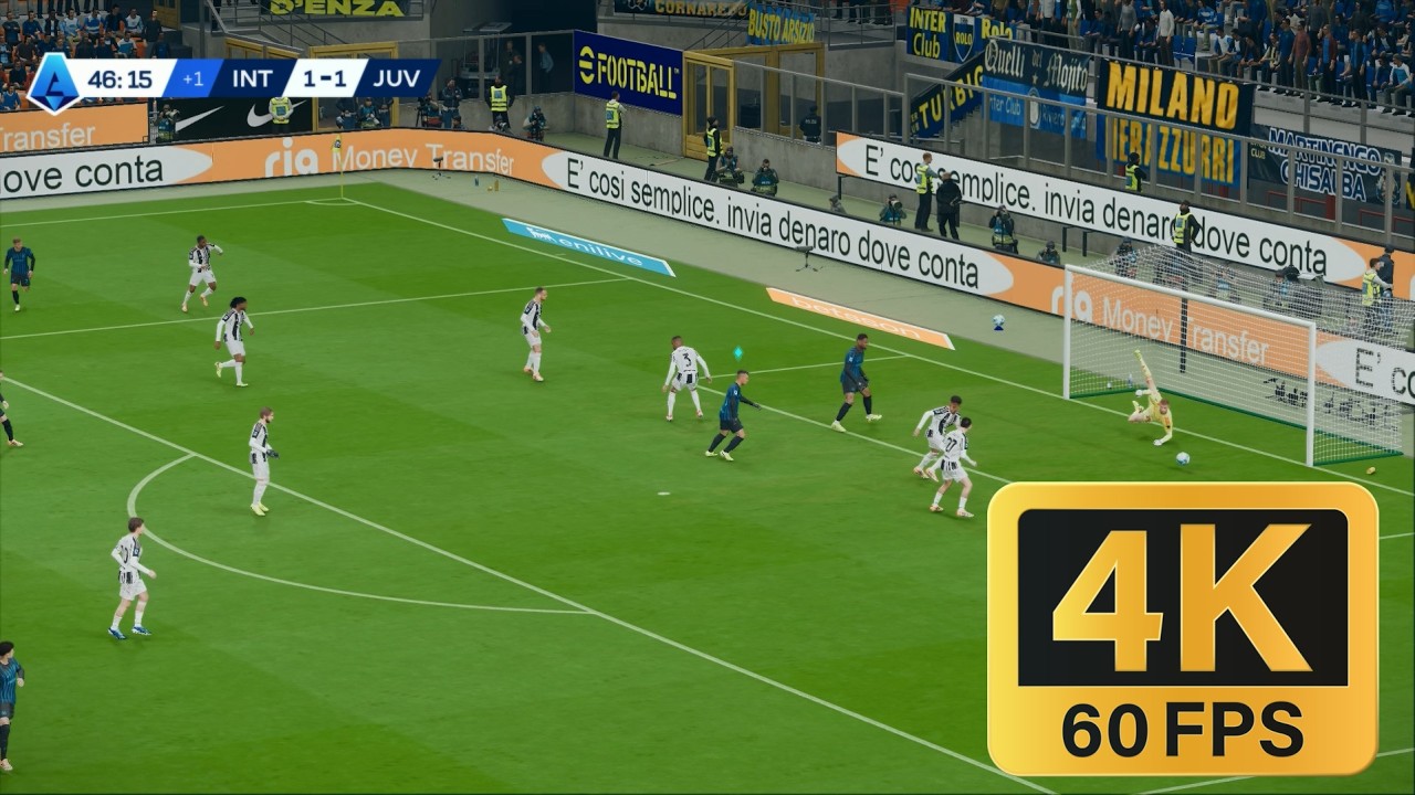 4K | PES 2026 ULTRA REALISM & GRAPHICS | INTER vs JUVENTUS | UML 2026 | FL26