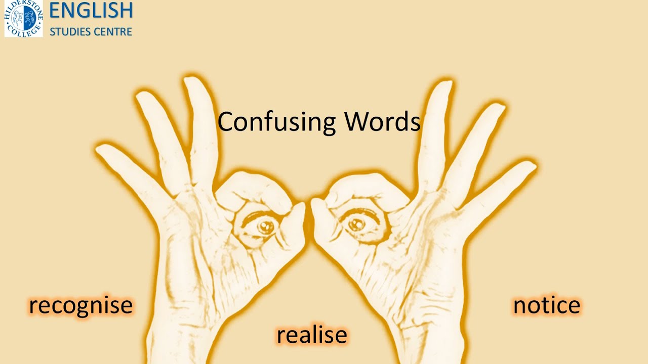 Working with words - recognise, realise and notice