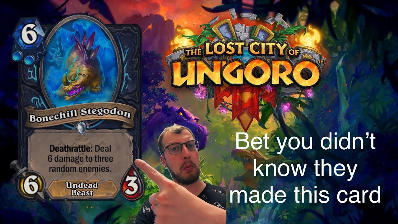 Bone 'em with your Chill Stegodon - Frost Deathrattle Death Knight - Hearthstone