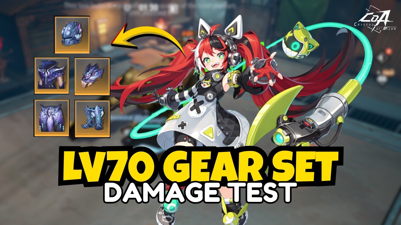 I TESTED EVERY LV70 GEAR SET RHAPSODIA | Crystal of Atlan