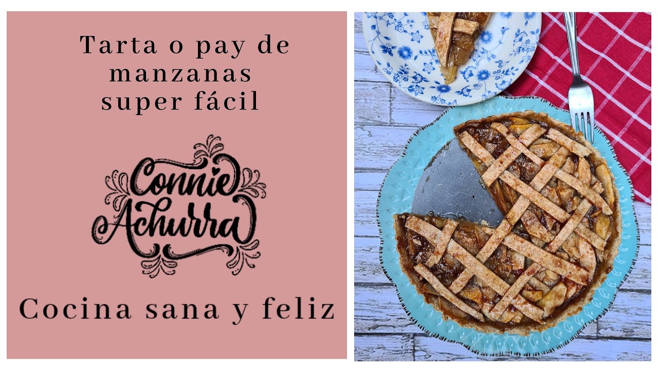 Tarta o pay de manzana mega fácil