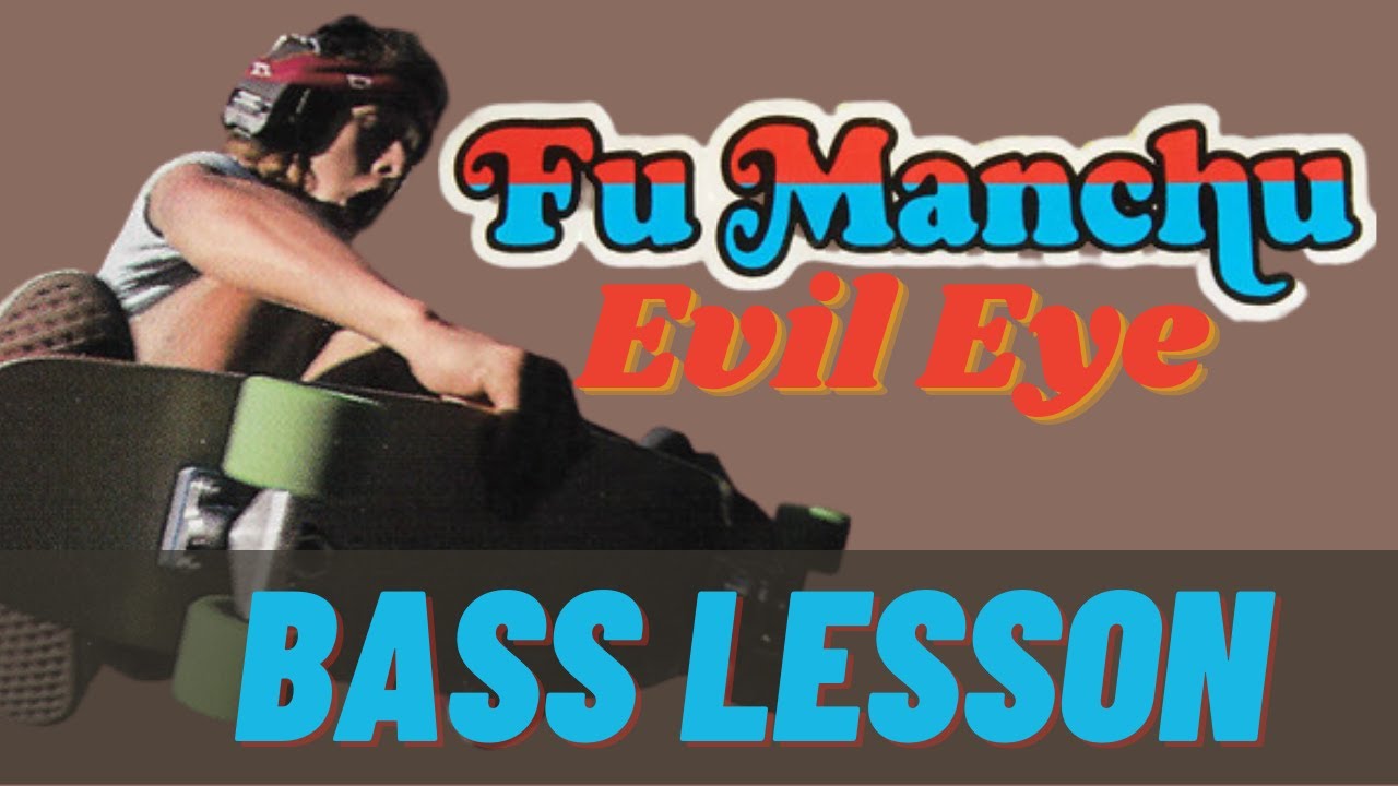 Evil Eye by Fu Manchu // Bass Lesson + TAB // Stoner Rock Bass Riffs