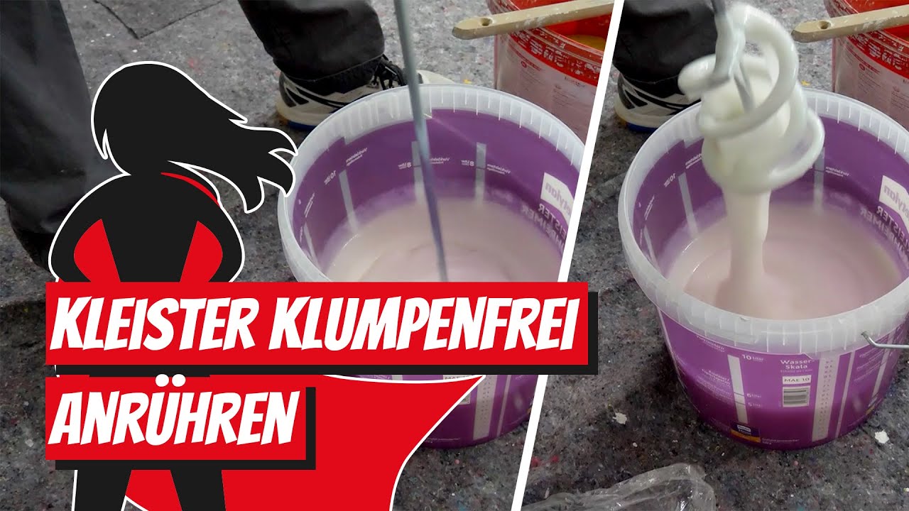 Tapetenkleister anrühren: Schritt für Schritt Anleitung für Anfänger