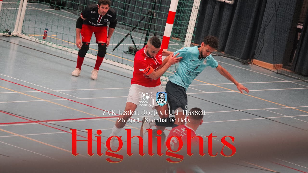 HIGHLIGHTS | Eisden Dorp x FULL Hasselt | Play-offs Belgian Futsal League 2023/24