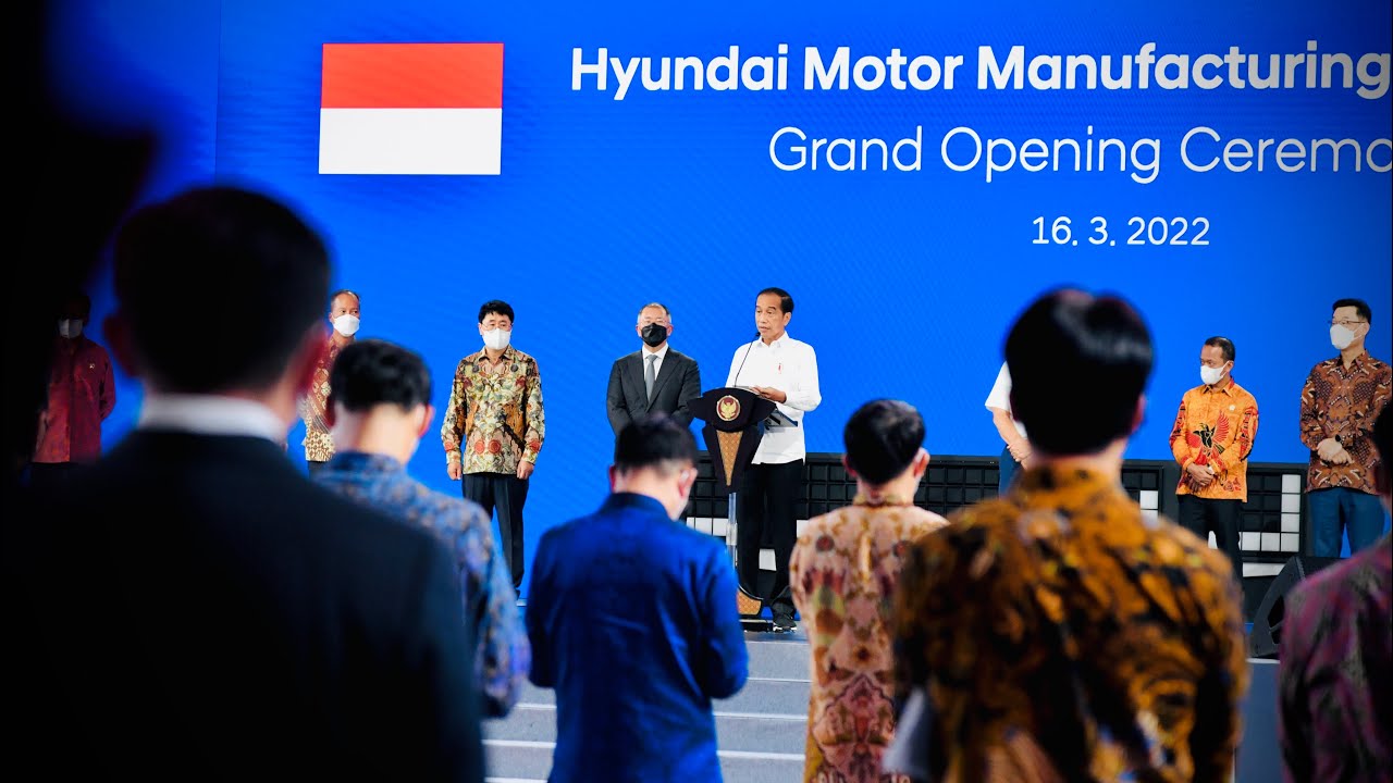 LIVE:Peresmian Pabrik PT Hyundai Motor Manufacturing Indonesia dan Mobil Listrik IONIQ 5,16 Mar 2022