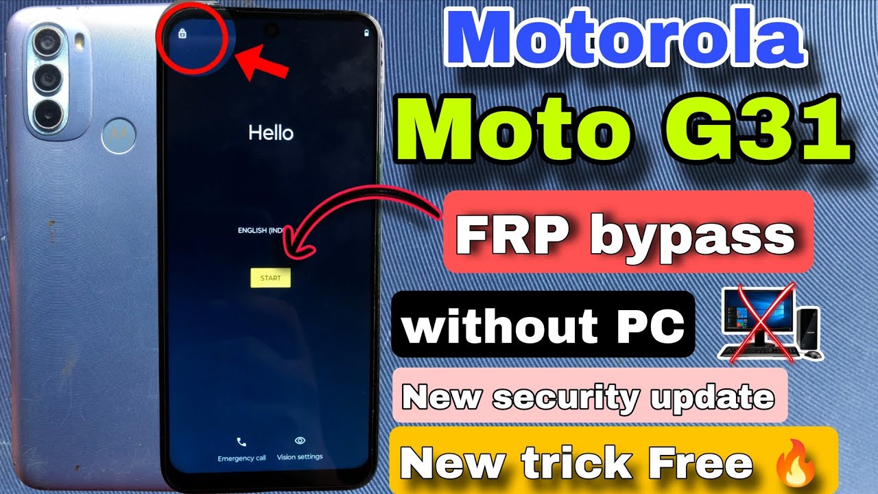 Moto G31 FRP Bypass without PC || Moto G31 Google Account bypass New security update| New trick Free