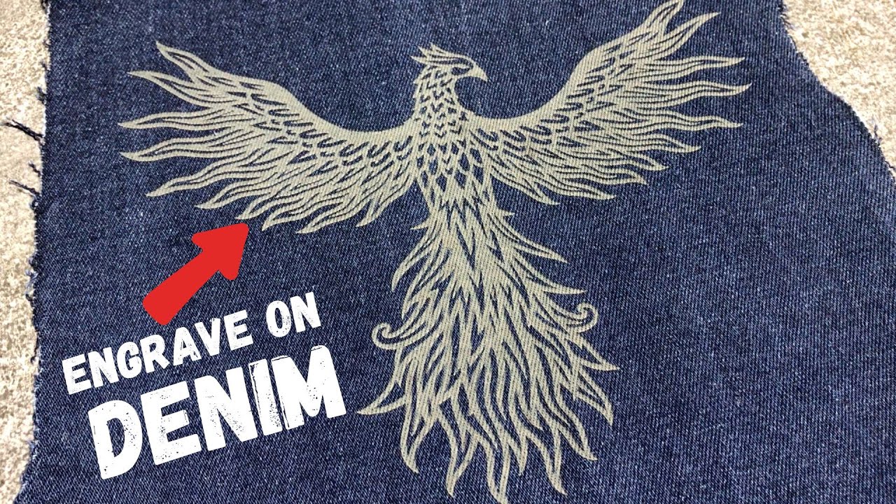 How to Laser Engrave Denim with the xTool M1