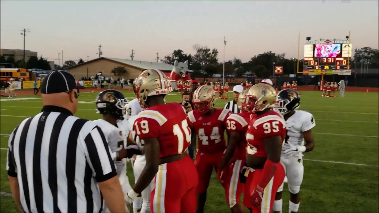 Carrollton Trojans vs Rome Wolves 2017 Game Highlights