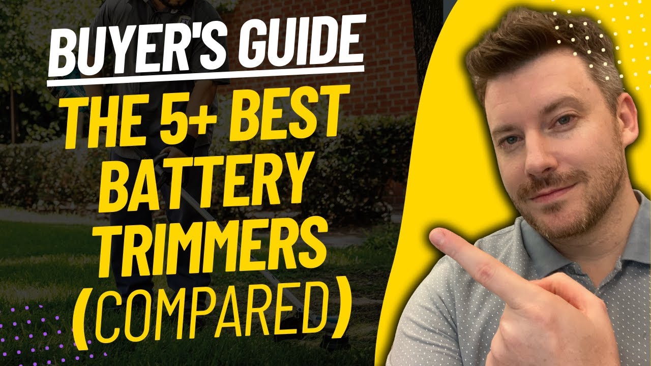 TOP 5 BEST BATTERY TRIMMERS - Best Battery Powered Weed Eater Review (2023)