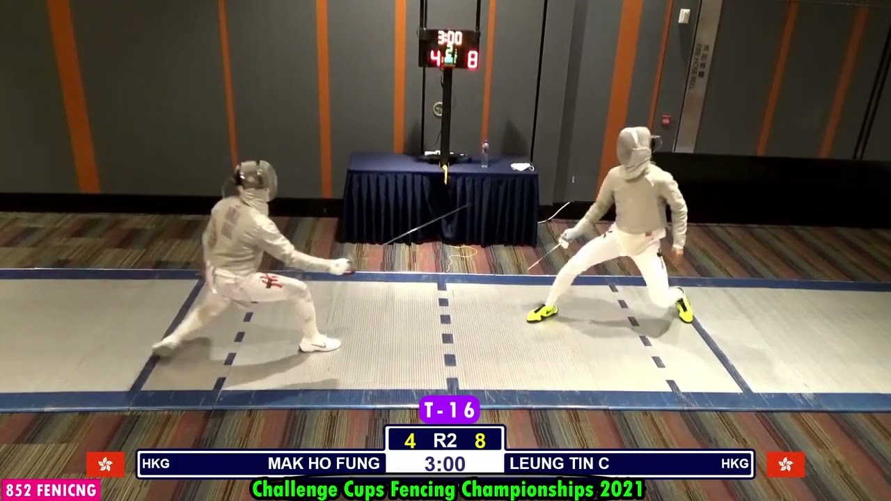 2021 🇭🇰【挑戰盃劍擊錦標賽】男佩 個人「16強」麥皓豐 🇭🇰 VS 🇭🇰 梁天晴