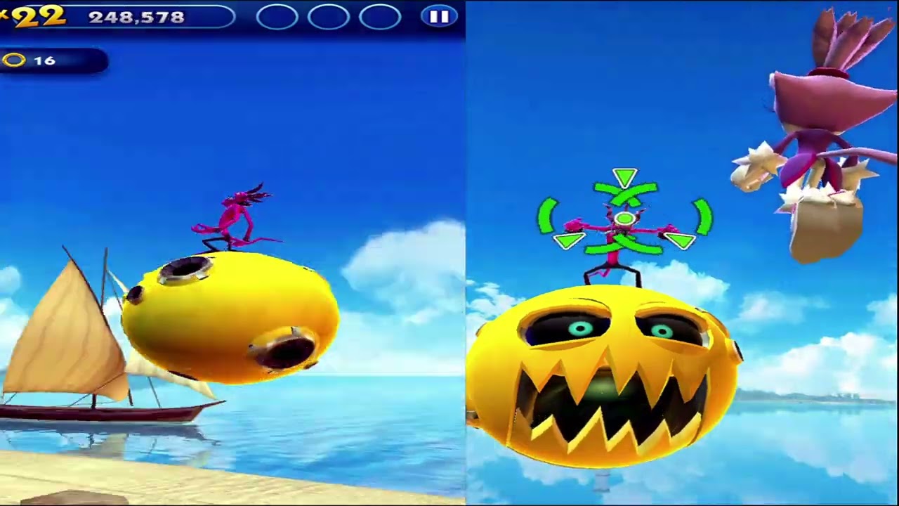 Sonic Dash - Blaze Run, Cool Android Reverse Gameplay HD - Part 49