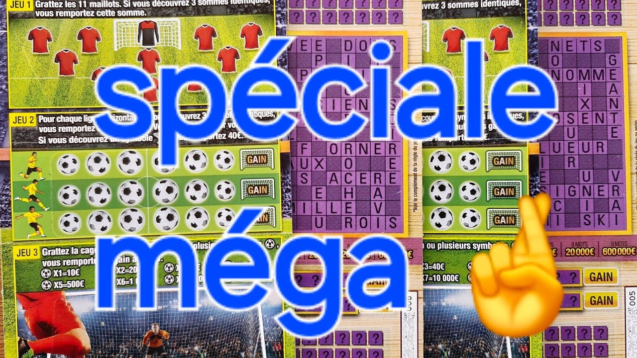 spéciale méga tickets, méga gains ou pas🤞#grattage #jeu #fdj 😙🤑🤗😋