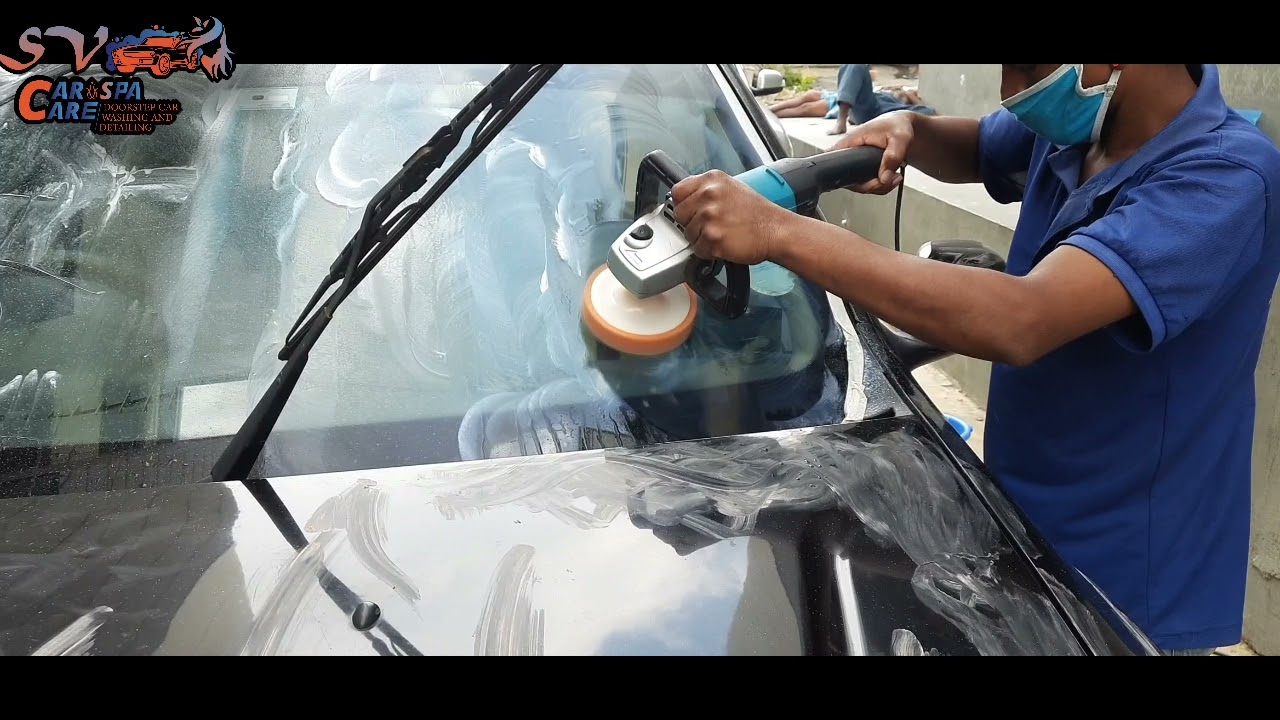 Nissan Terrano #wax #rubbingcompound #windshield Treating #completedetailing #doorstep