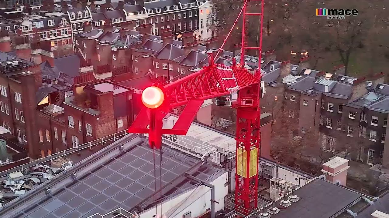 Mace - 21 Bloomsbury Street Crane build