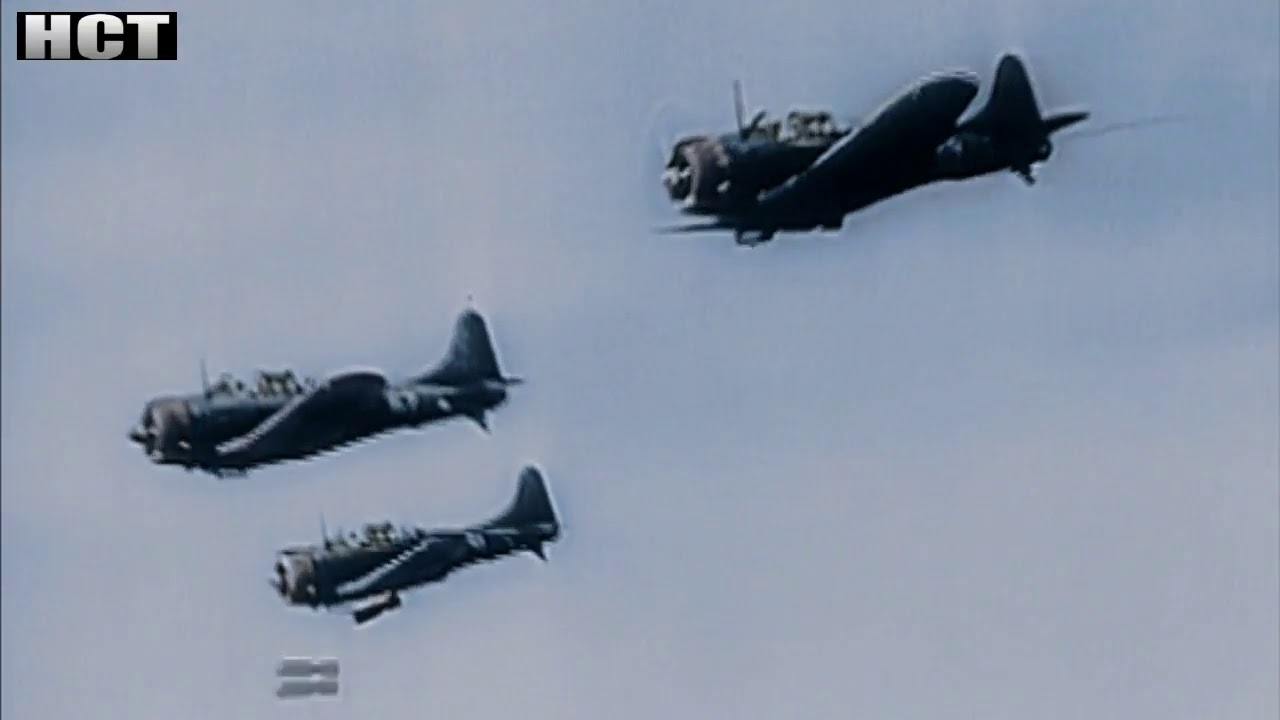 The War in the Pacific - Dramatic World War II combat footage