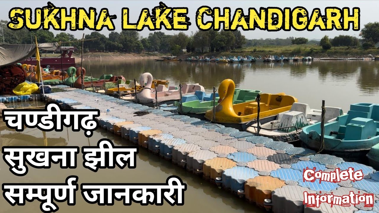 Sukhna Lake Chandigarh ll सुखना झील चण्डीगढ़ Chandigarh Tourist Place