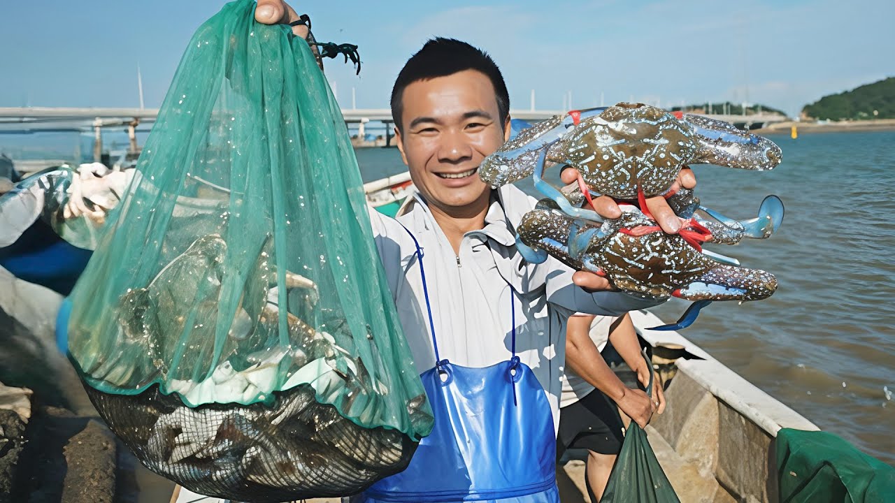 阿烽出海遇到罕见的&ldquo;蟹潮&rdquo;，对蟹抓到爆，只抓螃蟹就发财了