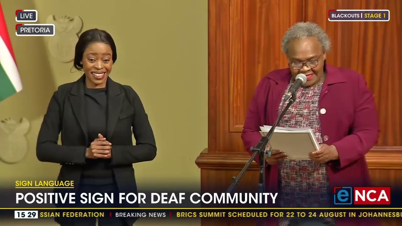 Sign language | President signs bill into law