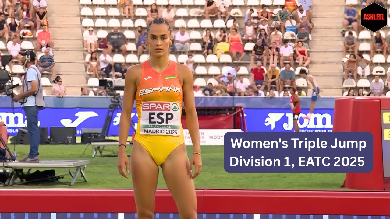 Women's Triple Jump, Division 1, EATC 2025 #triplejump #femaleathletes #trackandfield2025