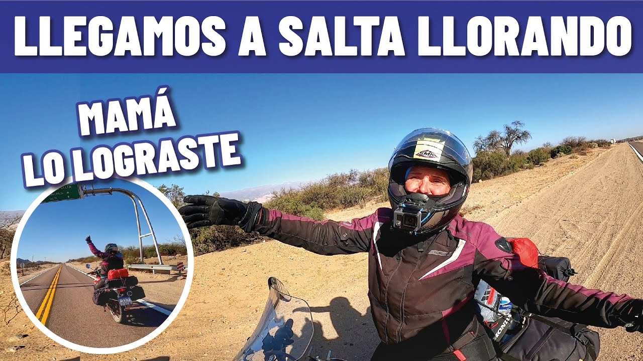 MI MAMÁ LLEGÓ A SALTA EN MOTO Y LLORAMOS DE EMOCIÓN  | Cafayate