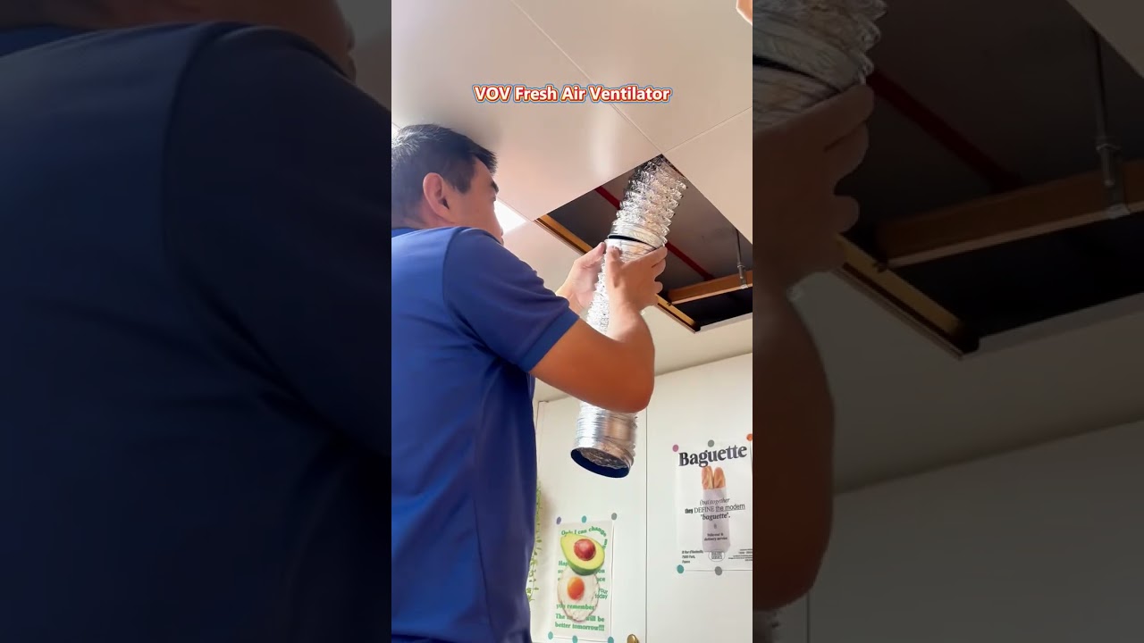 How to install a VOV fresh air ventilator?