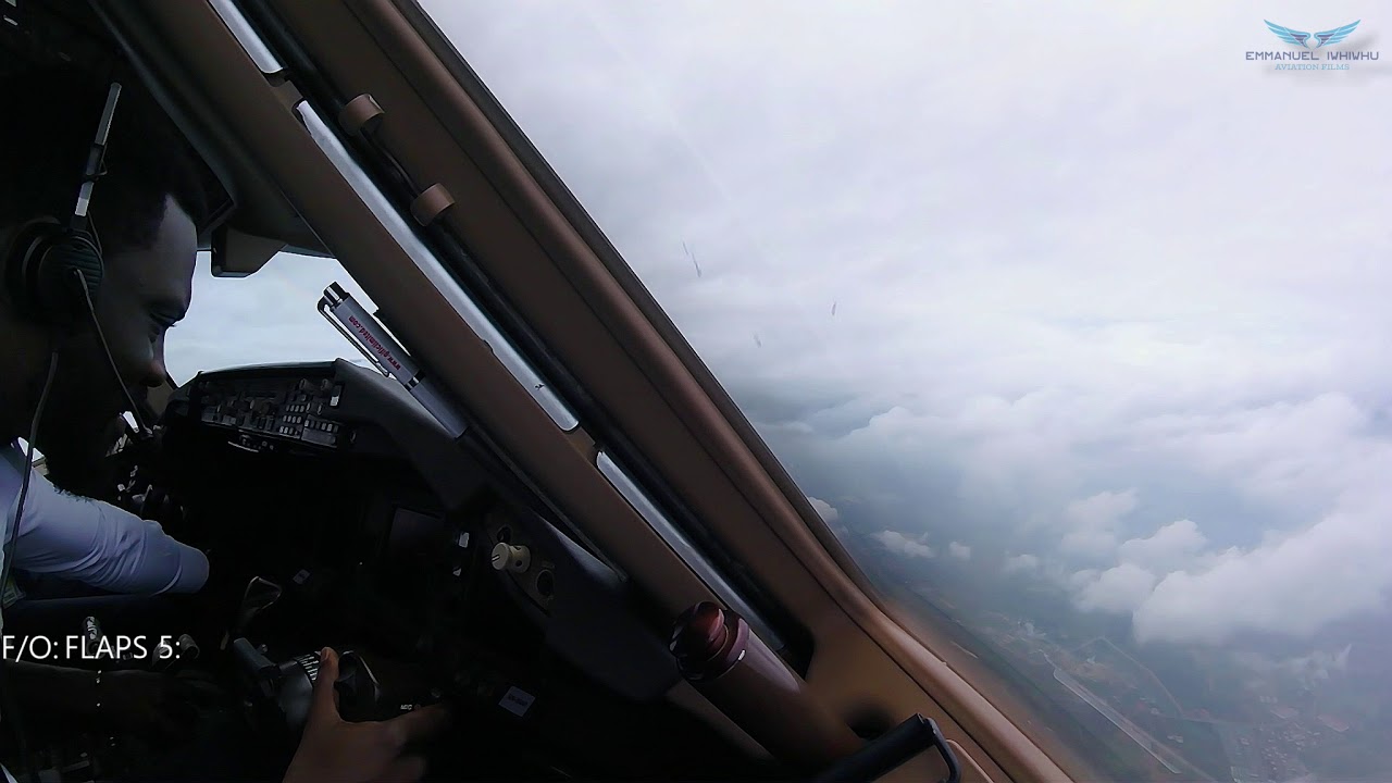 Landing a Boeing 777. Lagos, Nigeria