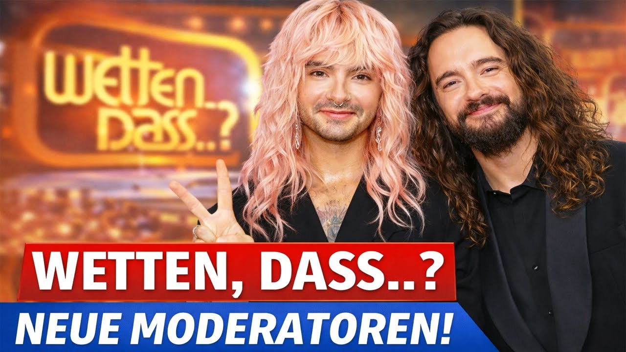 TV-Sensation: Kaulitz-Brüder übernehmen „Wetten, dass..?“ – gottschalk-Weggefährte reagiert!