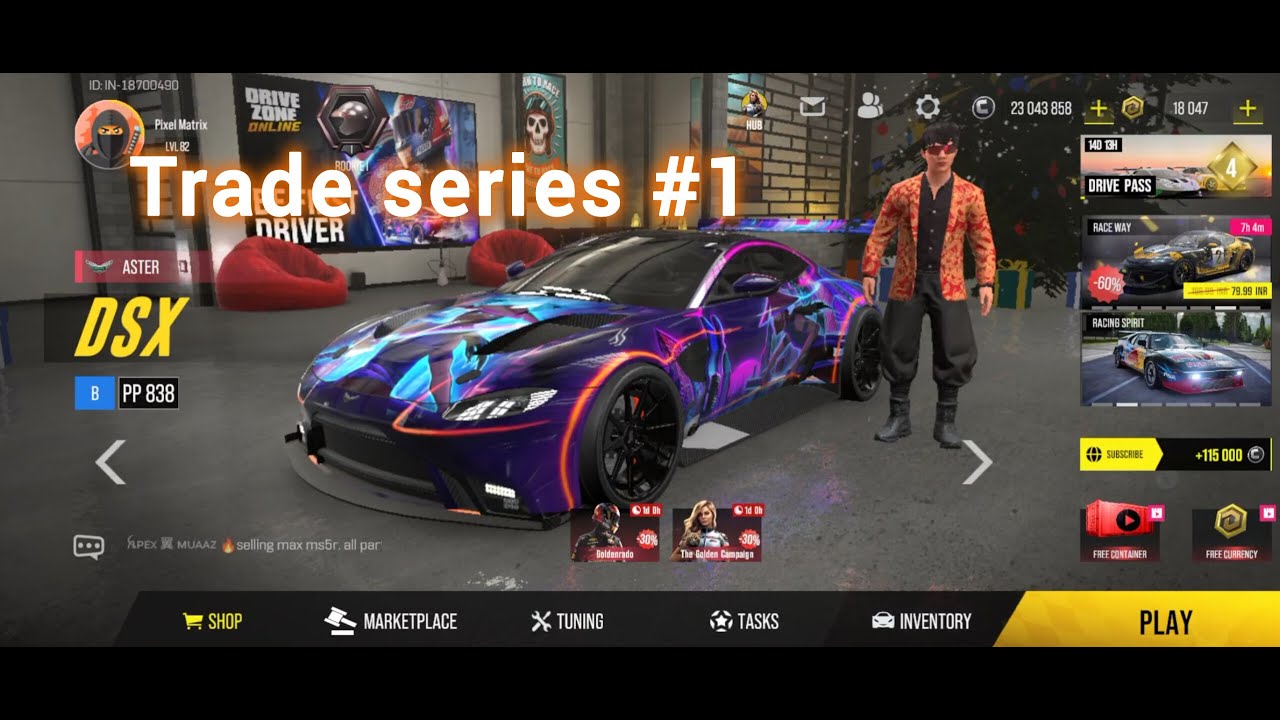 Getting Profits from Cheap offer's in Drive Zone Online | Mobile gams | Trade series # 1