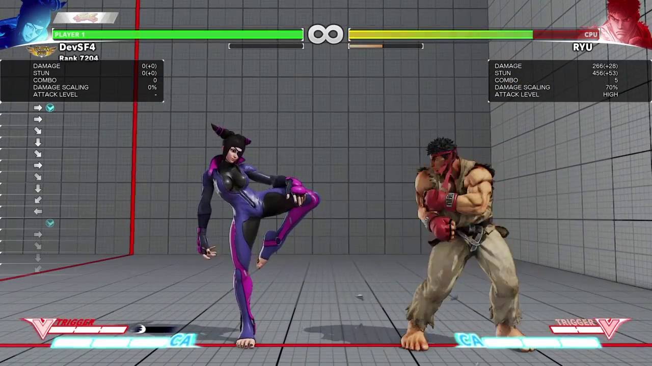 Street Fighter V / 5 Juri Crush Counter Combo