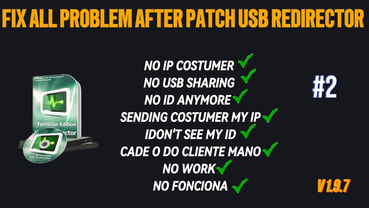 How To Fix Usb REdirector Technician Edition 1.9.7 After patch Free Free