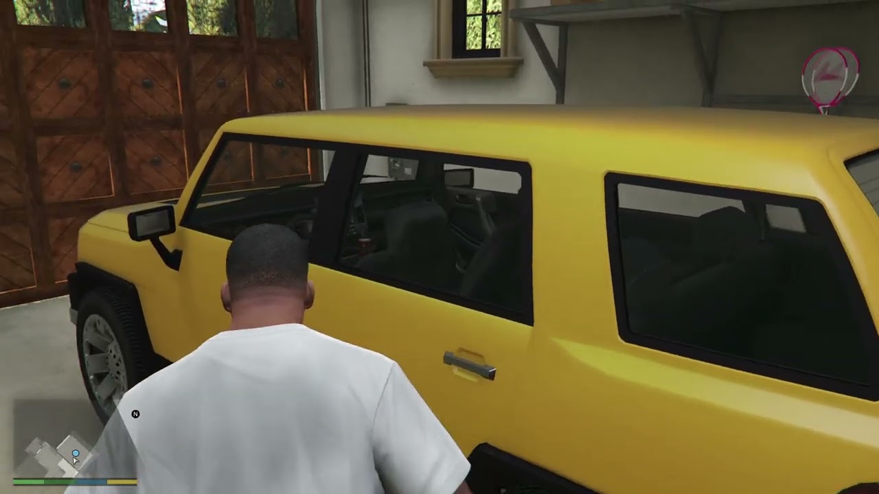 Grand Theft Auto V FRANKLIN GETS MICHAEL CAR FROM HIS HOUSE