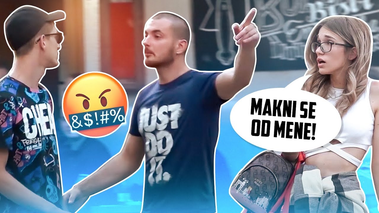 ZLOSTAVLJAM CURU NA ULICI *napao me prolaznik* | Social experiment | Magic Leon