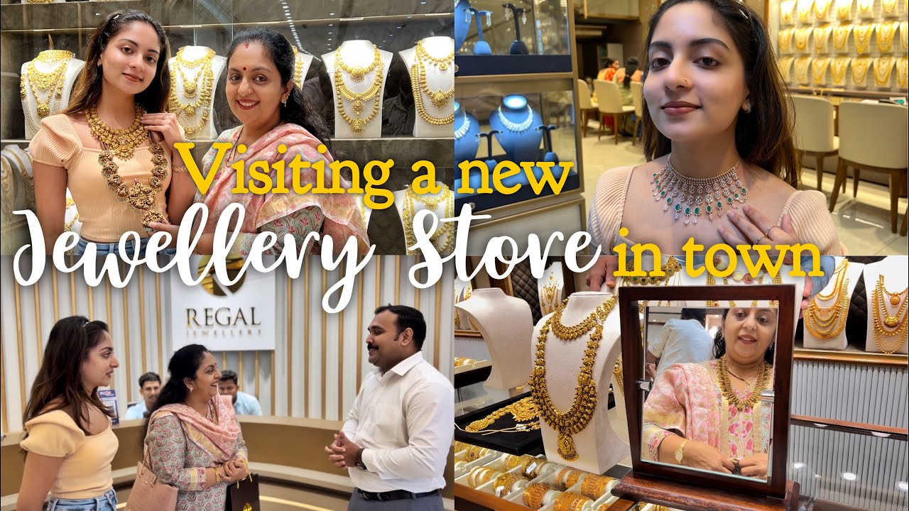 Visiting new Jewellery Shop in Town | Regal Jewellers | Sindhu Krishna