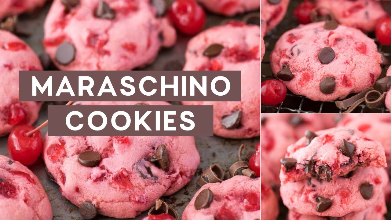 Maraschino Cherry Chocolate Chip Cookies