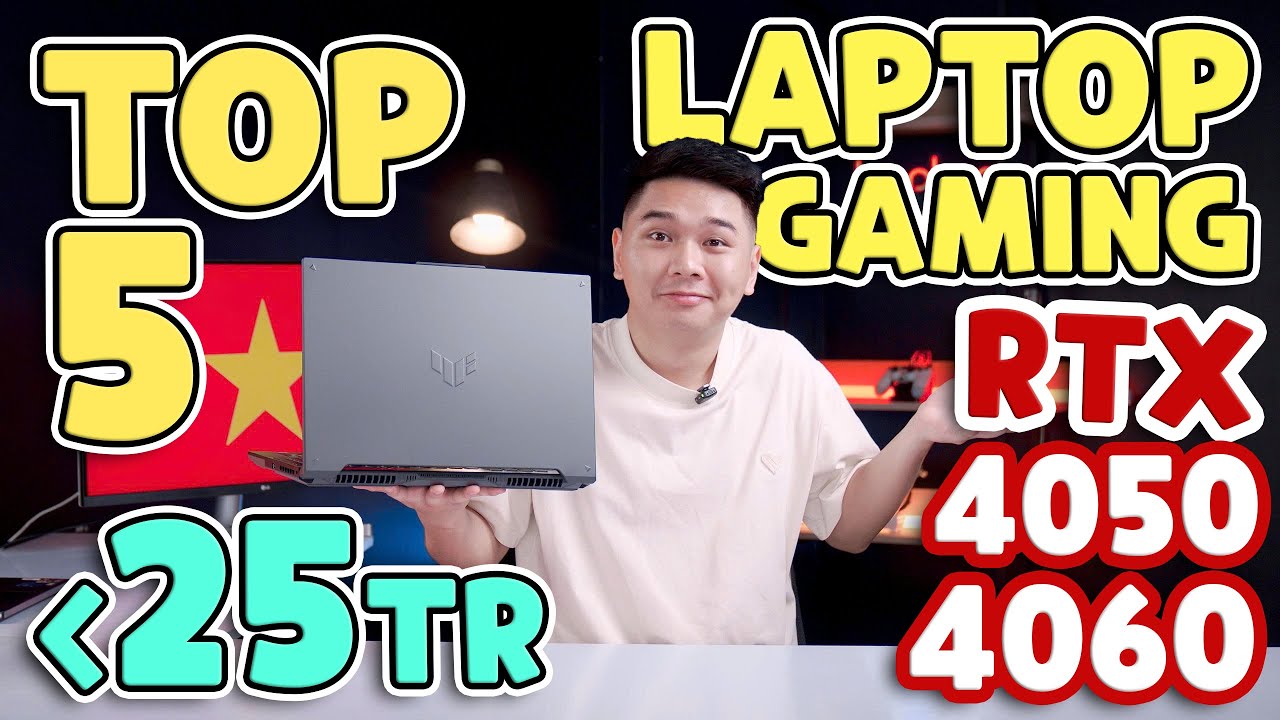 TOP 5 Laptop Gaming dưới 25 triệu có RTX 4050, RTX 4060 | LaptopWorld
