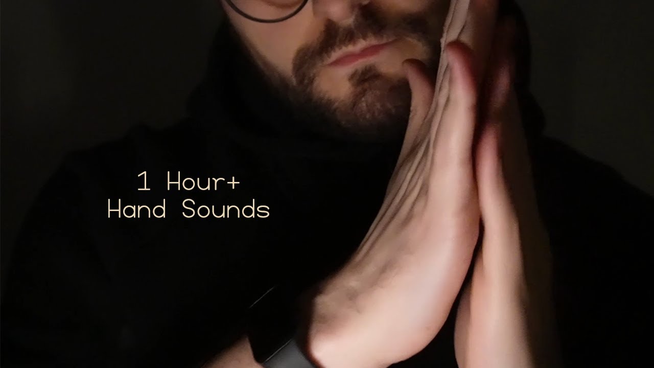 ASMR Pure Hand Sounds for 1 Hour+ (Hand Sounds, Relaxing, Rain)