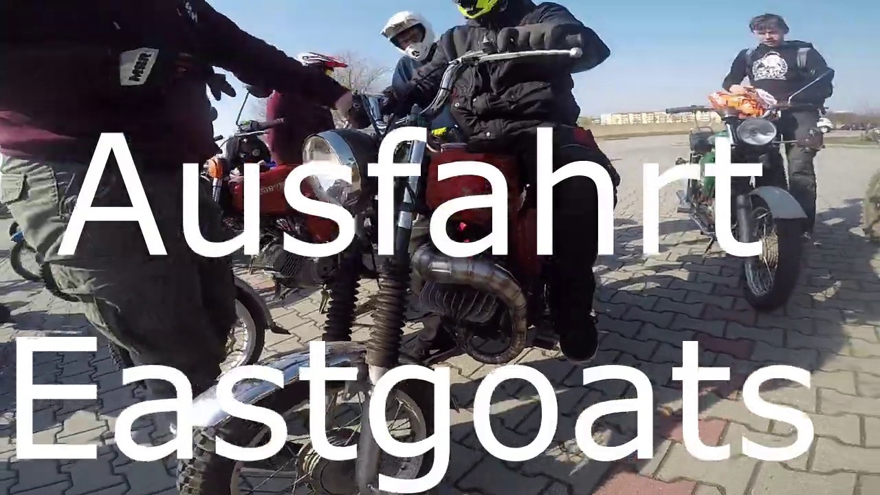 Simson Ausfahrt Eastgoats 2019 Teil 1! Torgau #simson
