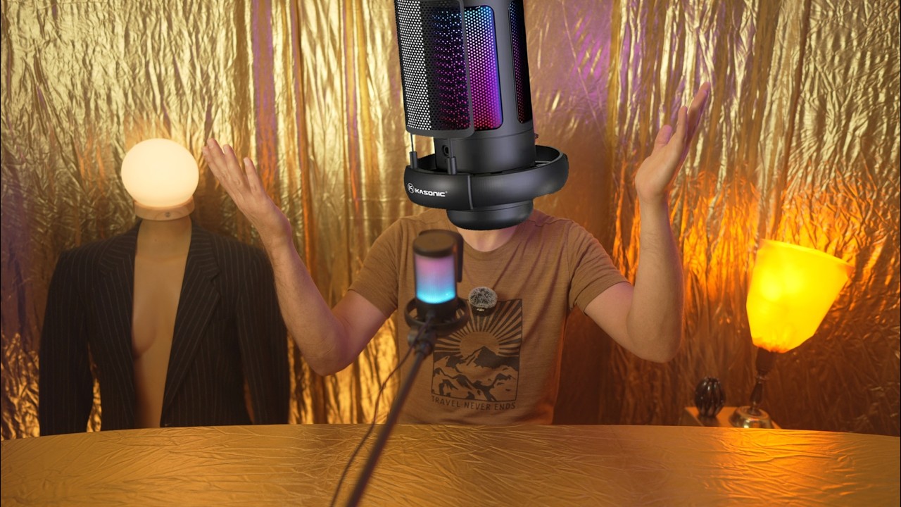 🔴 Kasonic RGB Mikrofon 👉 Gaming Mikrofon mit RGB Effekten ✅ (deutsch)