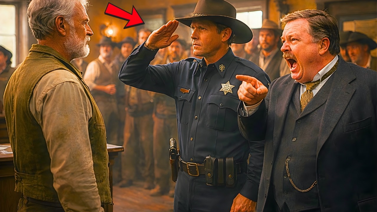 The Mayor Called the Sheriff to Arrest the Old Man… BUT Froze When the Sheriff Saluted Him