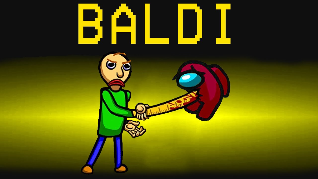 Neue BALDIS BASIC ROLLE in Among Us! (Horror Lehrer)
