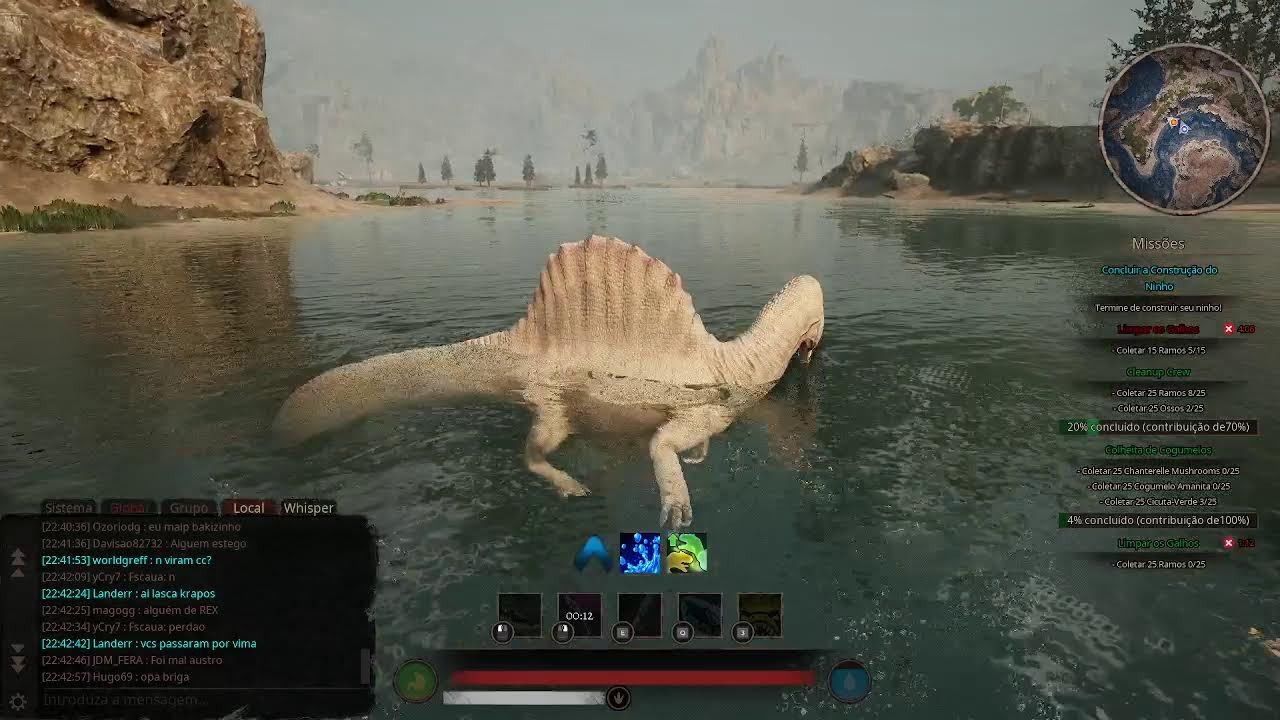 Sobrevivendo Path of Titans | Gameplay Ao Vivo