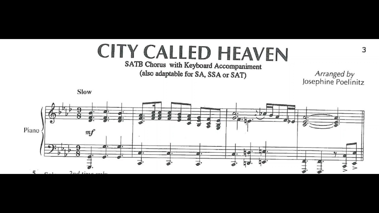 City Called Heaven Soprano 1