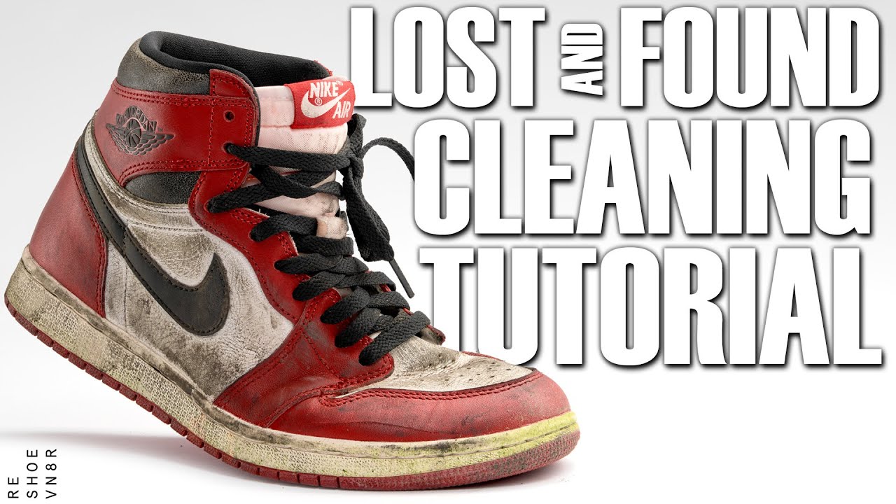 Лучший способ почистить потерянные и найденные кроссовки Air Jordan 1