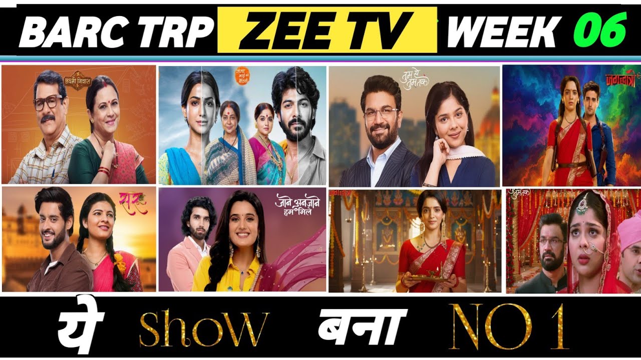 Zee TV Barc Trp of Week 06 (2026) : Saru, Vasudha, Tum Se Tum Tak